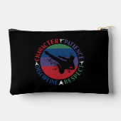 Kampfkunst - Karate-Grundwerte Zubehörtasche (Rückseite)