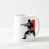 Kampfkunst Karate Kaffeetasse (VorderseiteRechts)