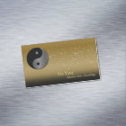 Kampfkunst-Karate-Visitenkarte Yin Yang