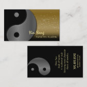 Kampfkunst-Karate-Visitenkarte Yin Yang Visitenkarte (Vorne/Hinten)