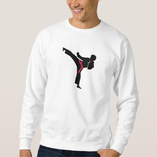 Kampfkunst-Karatetritt Sweatshirt (Vorderseite)