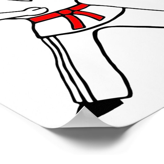 Kampfkunst Kinder Wall Border Poster (Ecke)