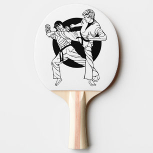 Kampfkunst-Klingeln Pong Paddel Tischtennis Schläger