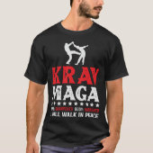 Kampfkunst Krav Maga Selbstverteidigung T-Shirt (Vorderseite)