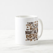 Kampfkunst-Lehrer-Geschenk Kaffeetasse (VorderseiteRechts)