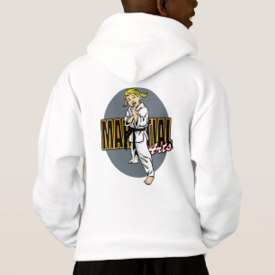 Kampfkunst-Mädchen Hoodie