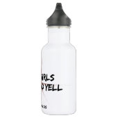 Kampfkunst-Mädchen-Tritt und Schrei Trinkflasche (Rechts)