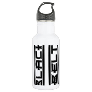 Kampfkunst-mutiger schwarzer Gürtel Trinkflasche