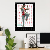 Kampfkunst Poster (Heimbüro)