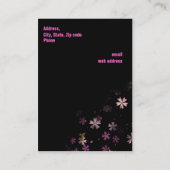 Kampfkunst-Prinzessin Visitenkarte (Rückseite)