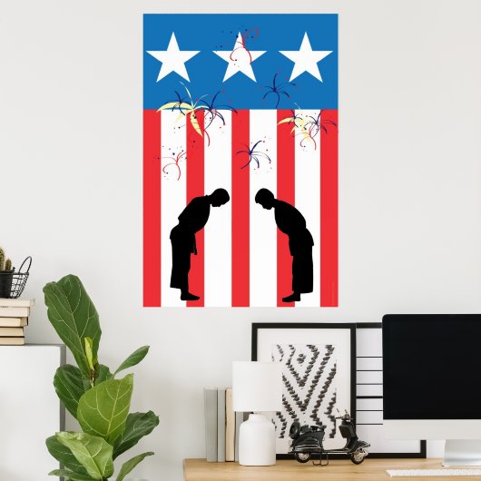 Kampfkunst respektiert Poster (Heimbüro)