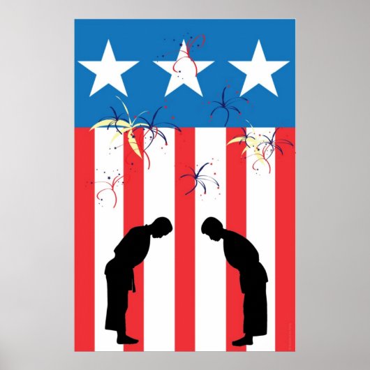 Kampfkunst respektiert Poster (Vorne)