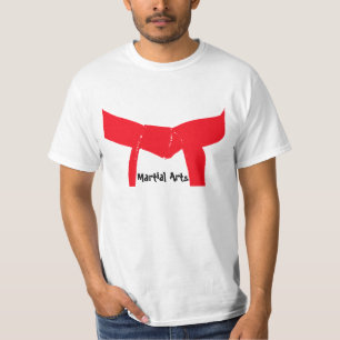 Kampfkunst-Rot-Gurt T-Shirt