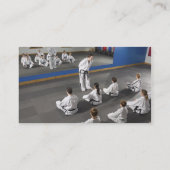 Kampfkunst-SchulVisitenkarte Visitenkarte (Rückseite)