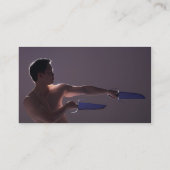 Kampfkunst-SchulVisitenkarte Visitenkarte (Rückseite)