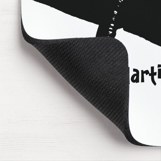 Kampfkunst-schwarzer Gürtel Mousepad (Ecke)