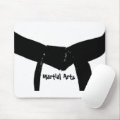 Kampfkunst-schwarzer Gürtel Mousepad (Mit Mouse)