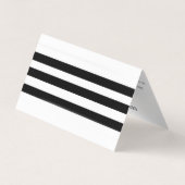 Kampfkunst Sensei Black Belt Visitenkarten (Rückseite)