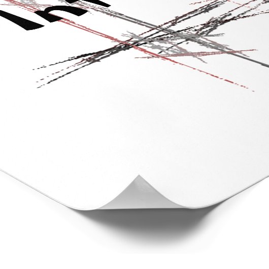 Kampfkunst Taekwondo - Integrität Poster (Ecke)