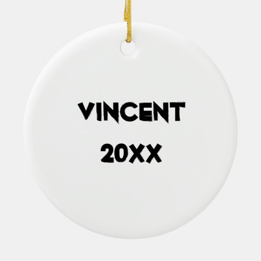 Kampfkunst TKD Dots Keramikornament (Hinten)