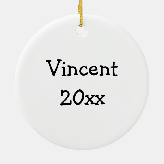 Kampfkunst TKD Faust Keramik Ornament (Hinten)