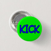 Kampfkunst-Tritt-Knopf Button (Vorne & Hinten)