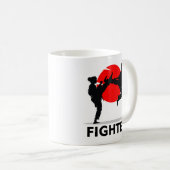 Kampfkunst und Kampfkunst Kaffeetasse (VorderseiteRechts)