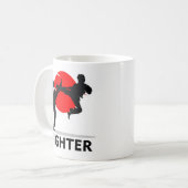 Kampfkunst und Kampfkunst Kaffeetasse (Vorderseite Links)