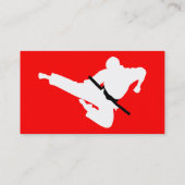 Kampfkunst Visitenkarte (Rückseite)