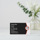 Kampfkunst-Visitenkarte Visitenkarte (Stehend Vorderseite)