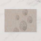 Kampfkunst-Visitenkarte Visitenkarte (Rückseite)