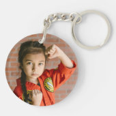 Kampfkunst Zweite Stufe Schwarzer Gürtel Schlüsselanhänger (Rückseite)