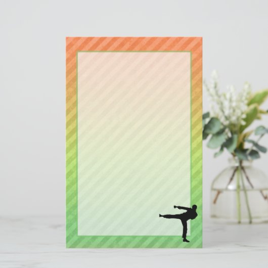 Kampfkünste Briefpapier (Stehend Vorderseite)