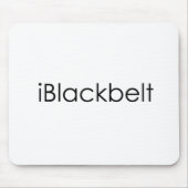 Kampfkünste iBlackbelt Mousepad (Vorne)