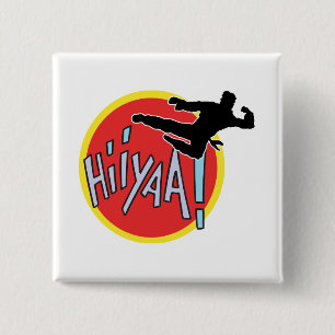 Kampfkünste Karate Kid Button