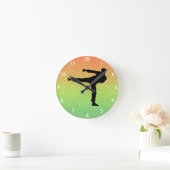 Kampfkünste Runde Wanduhr (Zuhause)