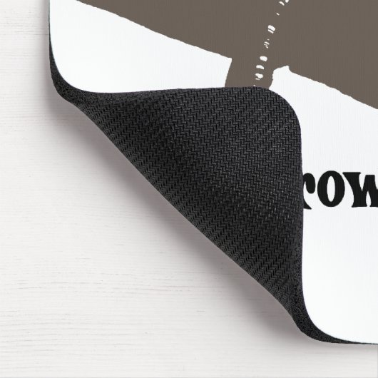 Kampfkünste stolz, ein Brown-Gurt zu sein Mousepad (Ecke)