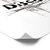 Kampfkünste Taekwondo - Selbstdisziplin Poster (Ecke)