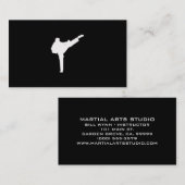 Kampfkünste Visitenkarte (Vorne/Hinten)