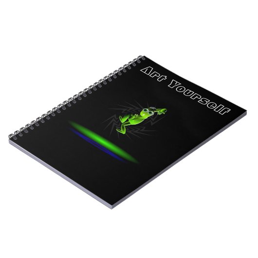 Kampfkunstfigur Notizblock (Linke Seite)