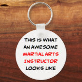 Kampfkunstlehrer, phantastisch schlüsselanhänger (Vorderseite)