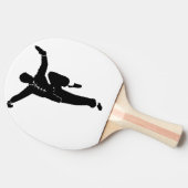 Kampfkünstler - Wählen Sie Hintergrundfarbe Tischtennis Schläger (Seitenansicht)