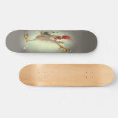 Kampfkünstlerisches Hühnchen Skateboard (Horizontal)