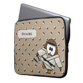 Kampfkunstmeisteruhu Laptopschutzhülle (Vorderseite Links)