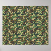 Kampflage Muster, Militärmuster, Camouflage, Armee Poster (Vorne)