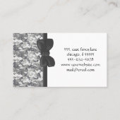 Kampflage Muster, Militärmuster, Camouflage, Armee Visitenkarte (Rückseite)