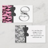 Kampflage Muster, Militärmuster, Camouflage, Armee Visitenkarte (Vorne/Hinten)