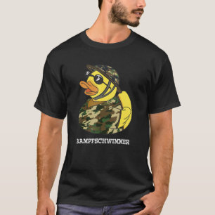 Kampfläufer Badewanne Kinder Nachwuchs Ente T-Shirt