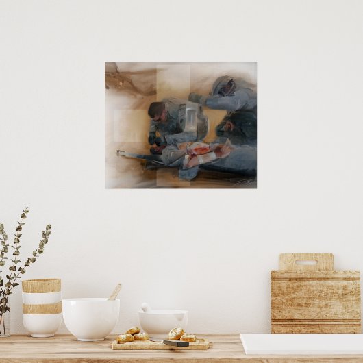 Kampfmedizin Poster (Küche)