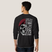 Kampfmediziner Bruderschaft Veteran Sweatshirt (Schwarz voll)